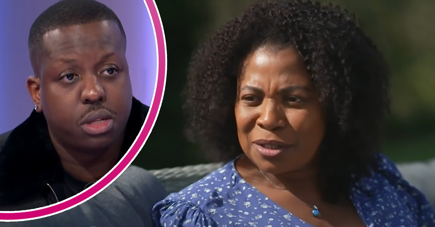 Brenda Edwards and son Jamal on Loose Women
