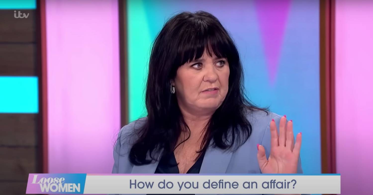 Coleen Nolan raises her hand