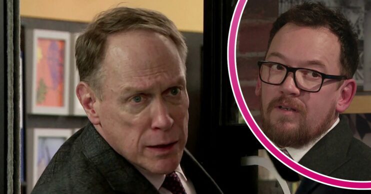 Coronation Street comp image of Stephen and Rufus