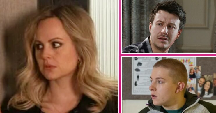 Coronation Street comp image: Sarah, Ryan, Max
