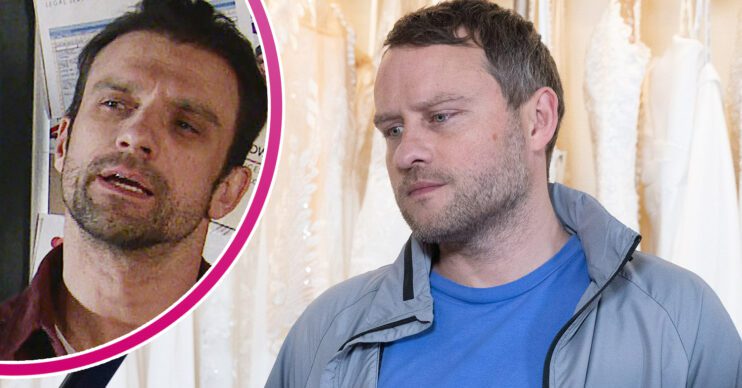 Coronation Street's Paul, and, in a bubble, Damon