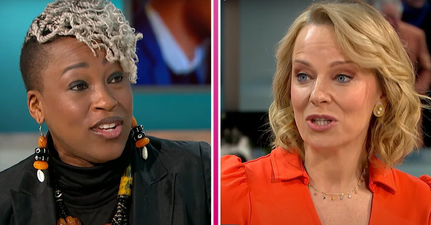 Dr Shola and Daisy arguing on GMB today