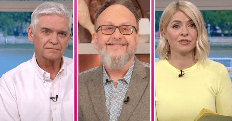 Dave Myers, Holly Willoughby and Phillip Schofield