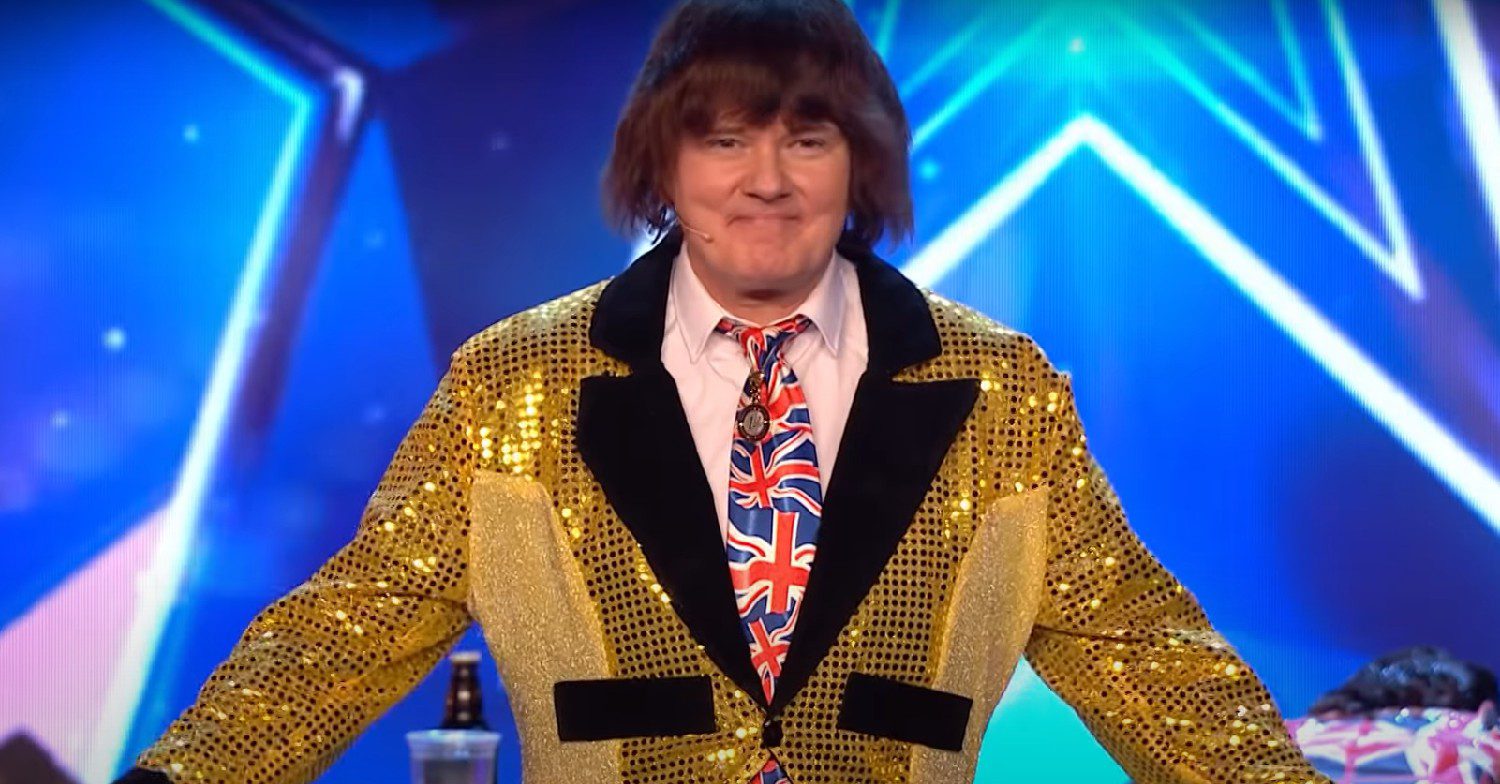 David J Watson smiling on Britain's Got Talent