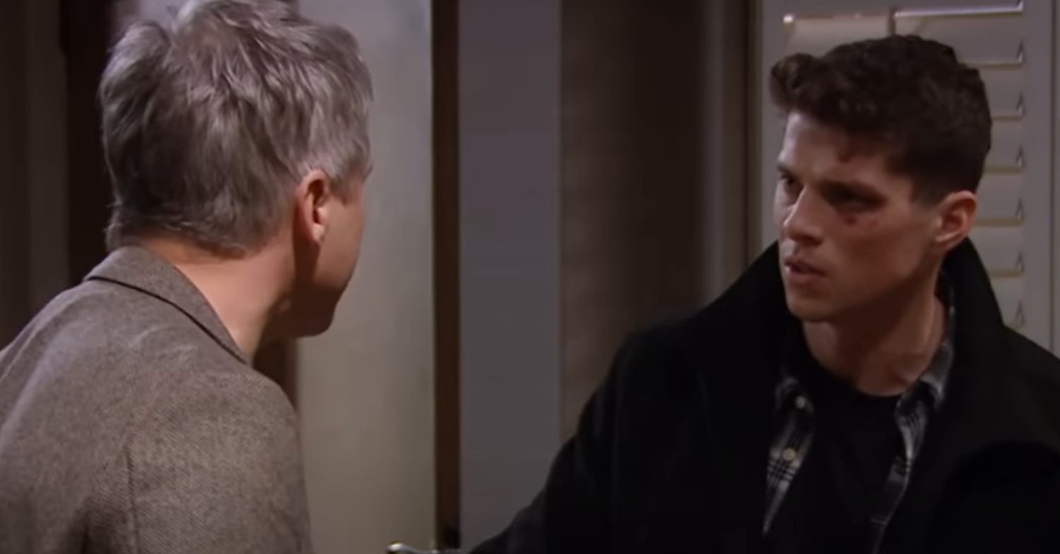 Emmerdale's Nicky and Caleb are arguing