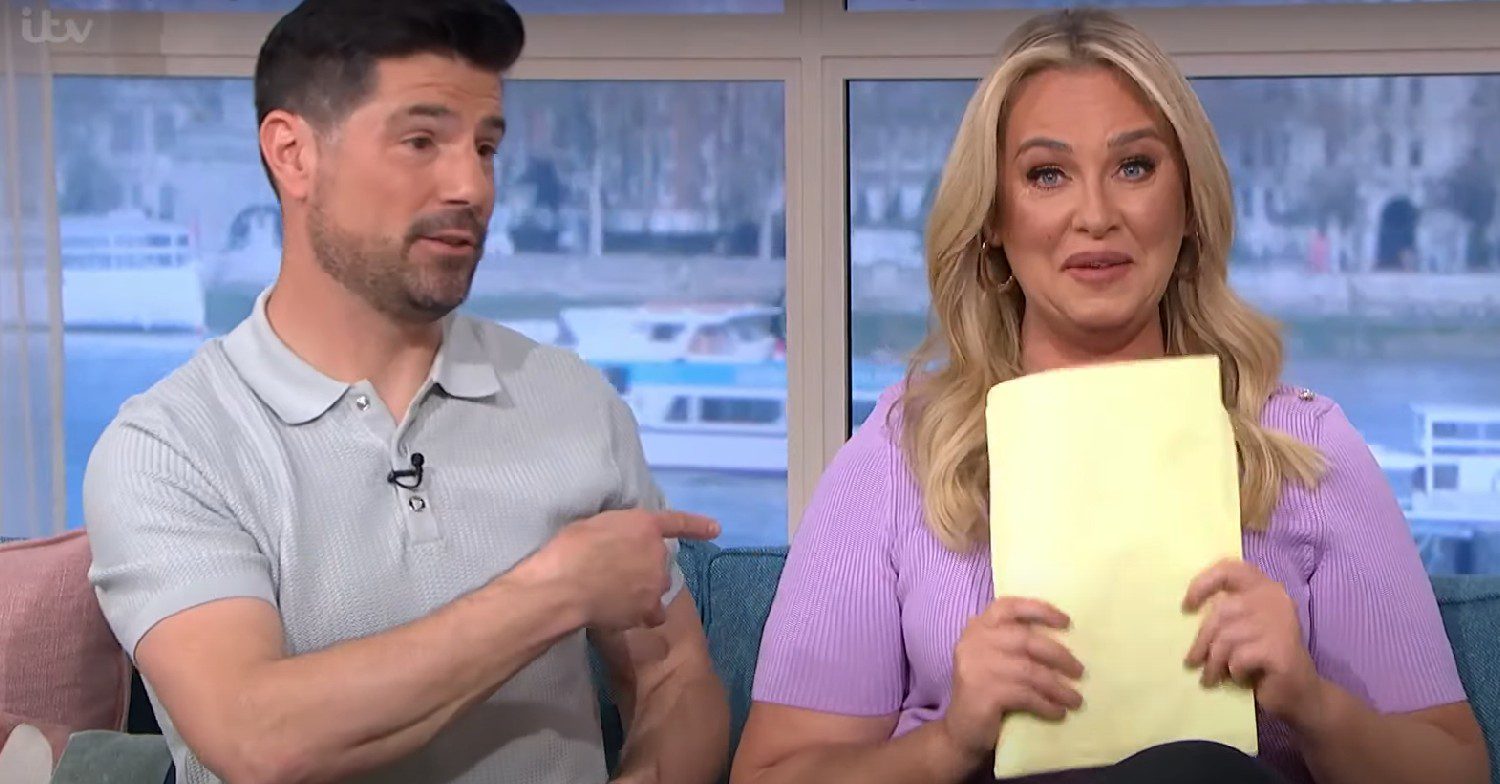 Josie Gibson crying on This Morning