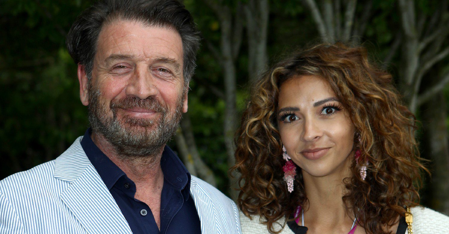 Nick Knowles smiling with his girlfriend Katie