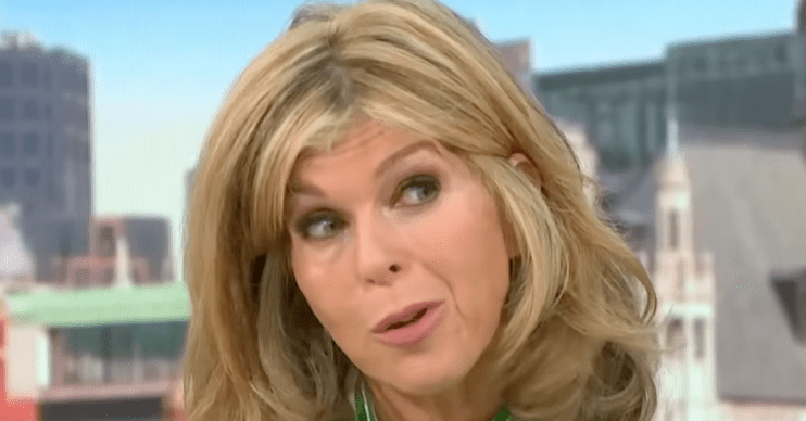 Kate Garraway presenting on GMB