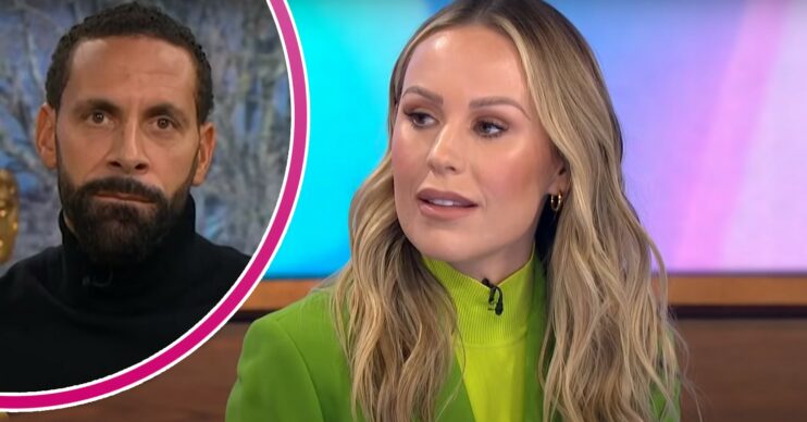 Kate Ferdinand talking on Loose Women and Rio looking serious on This Morning