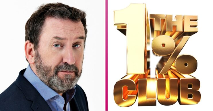 Lee Mack and The 1% Club logo comp image