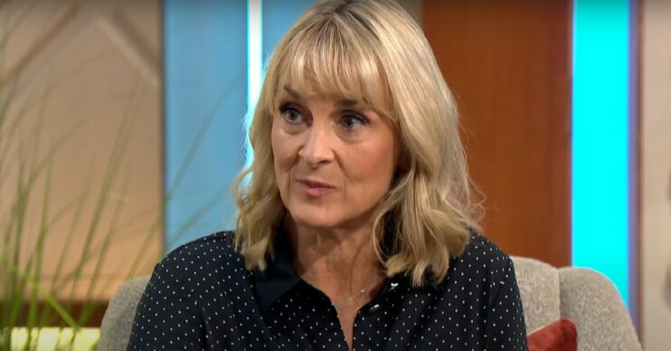 Louise Minchin looking shocked on Lorraine