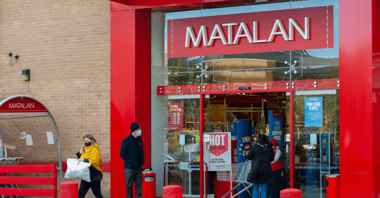 Matalan store front