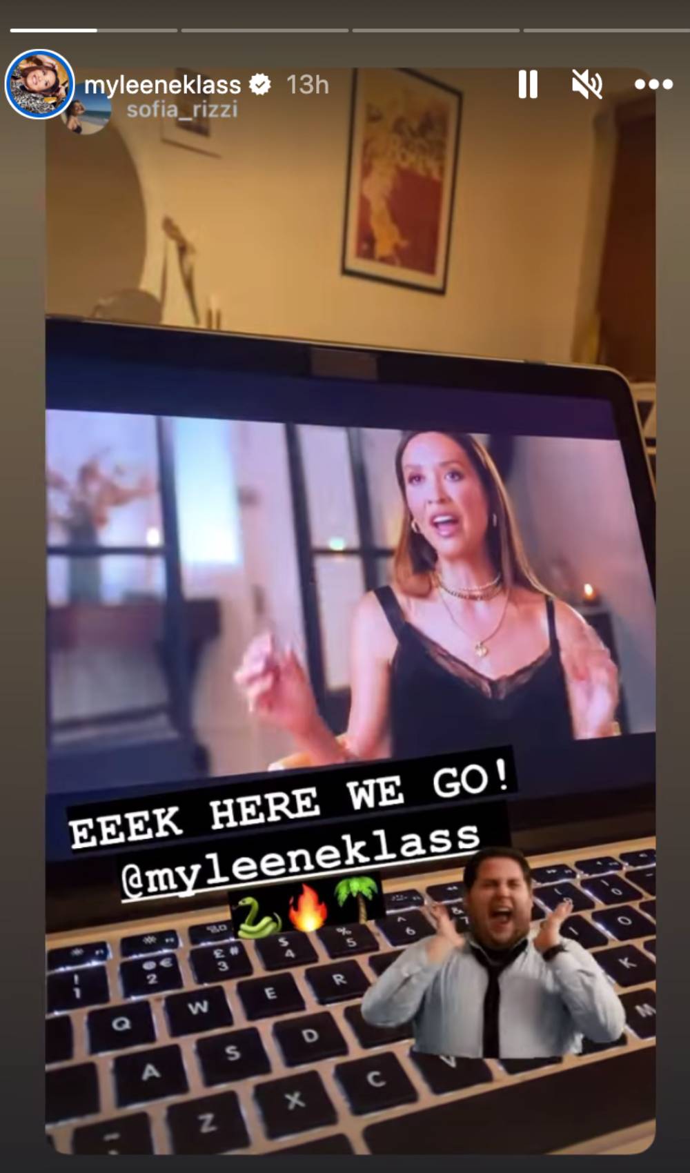 Myleene Klass shares a post on Instagram