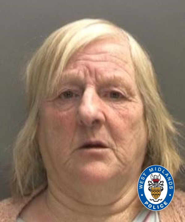 Mugshot of woman convicted in Operation Satchel in Walsall