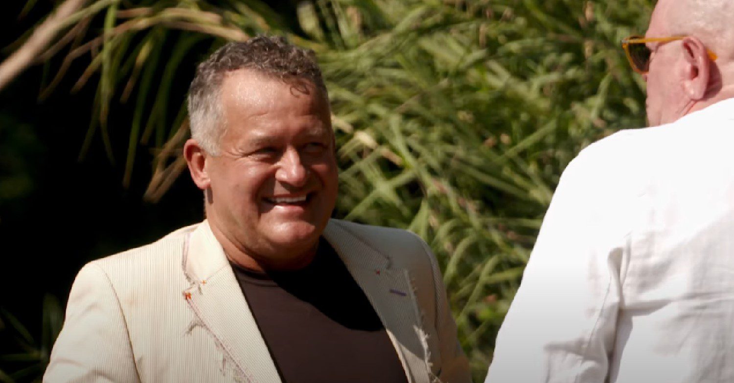 Paul Burrell smiling on I'm A Celebrity South Africa