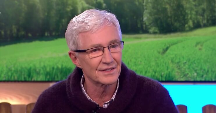 Paul O'Grady smiling on This Morning