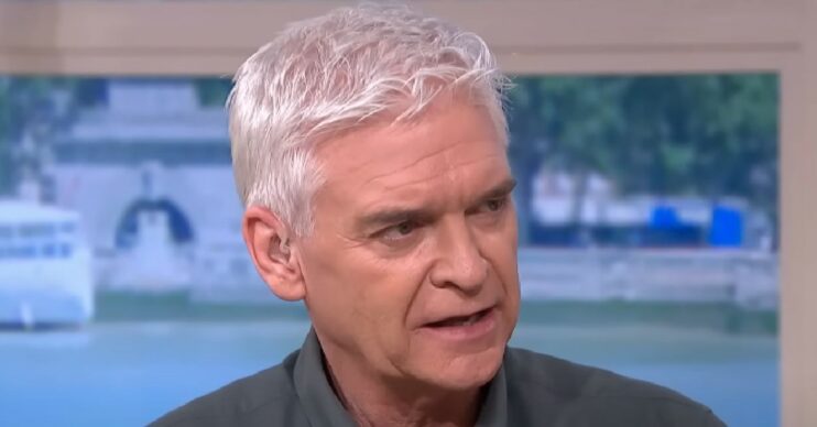 Phillip Schofield frowning on This Morning
