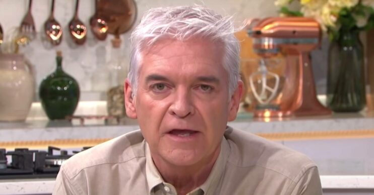 Phillip Schofield faces the camera