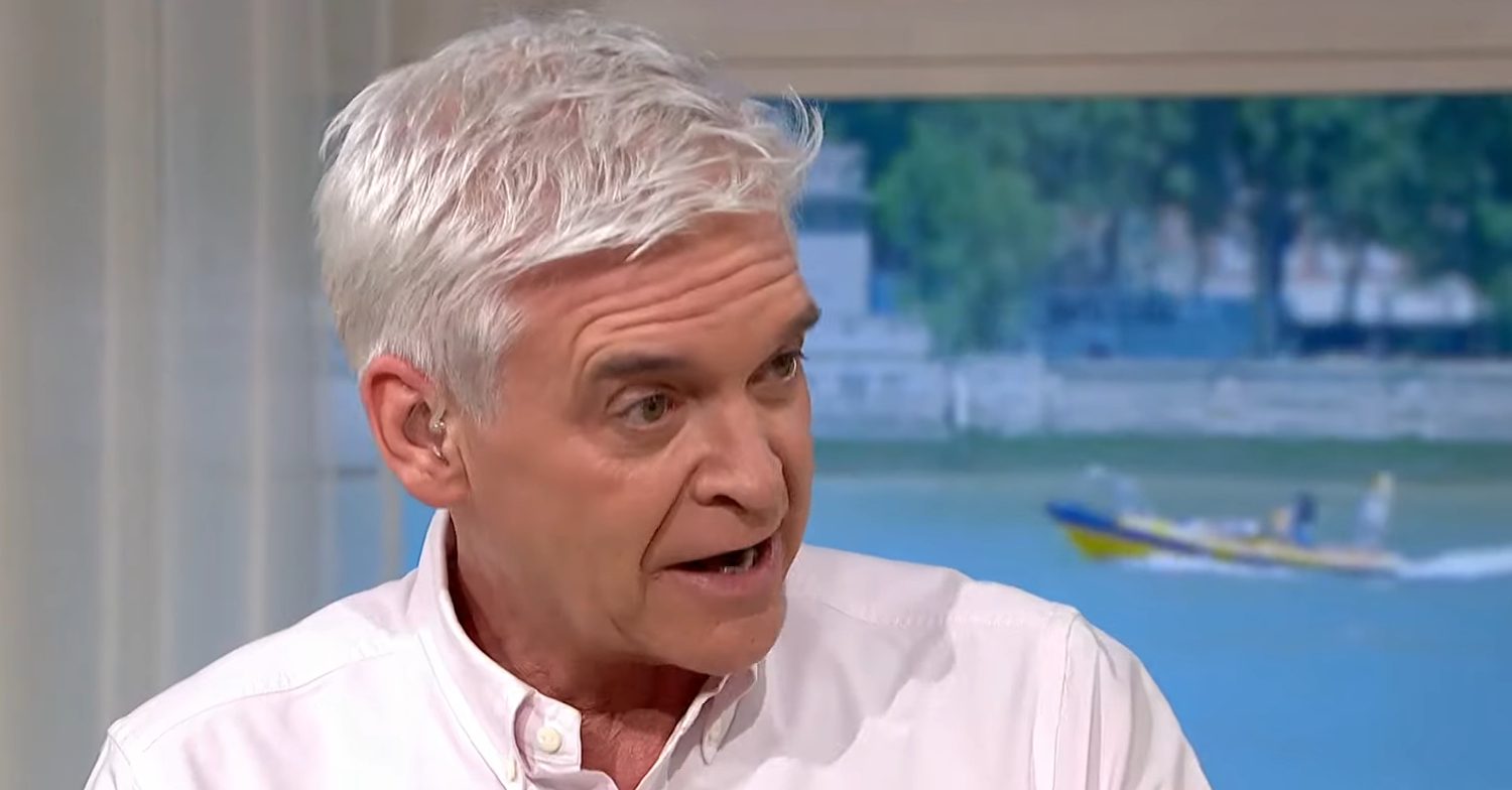 Philip Schofield gasps on This Morning