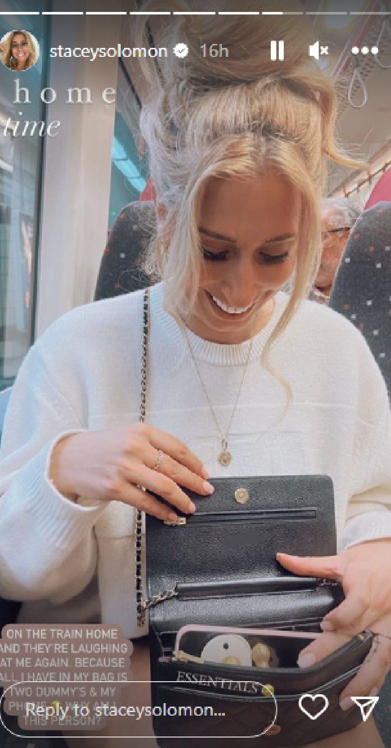 Stacey Solomon reveals tattoo on Instagram