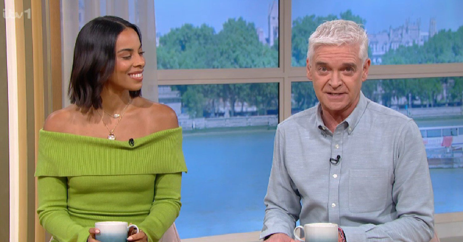 Phillip Schofield and Rochelle Humes hosting This Morning
