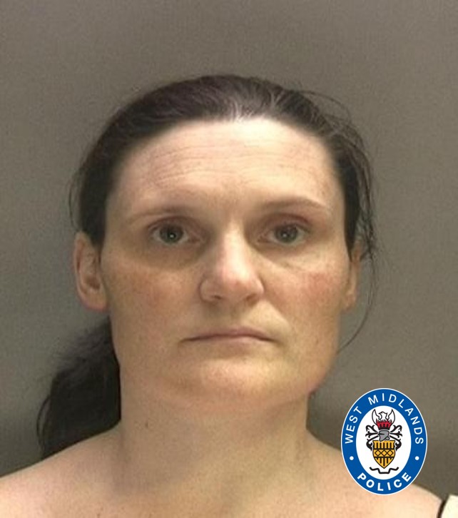 Mugshot of woman convicted in Operation Satchel in Walsall
