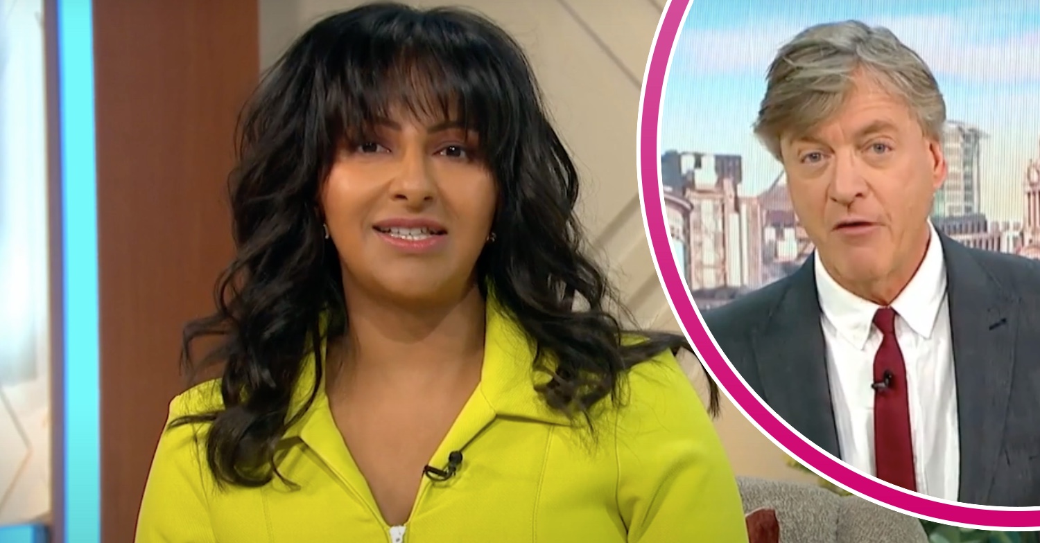 Ranvir Singh presenting Lorraine and Richard Madeley hosting GMB