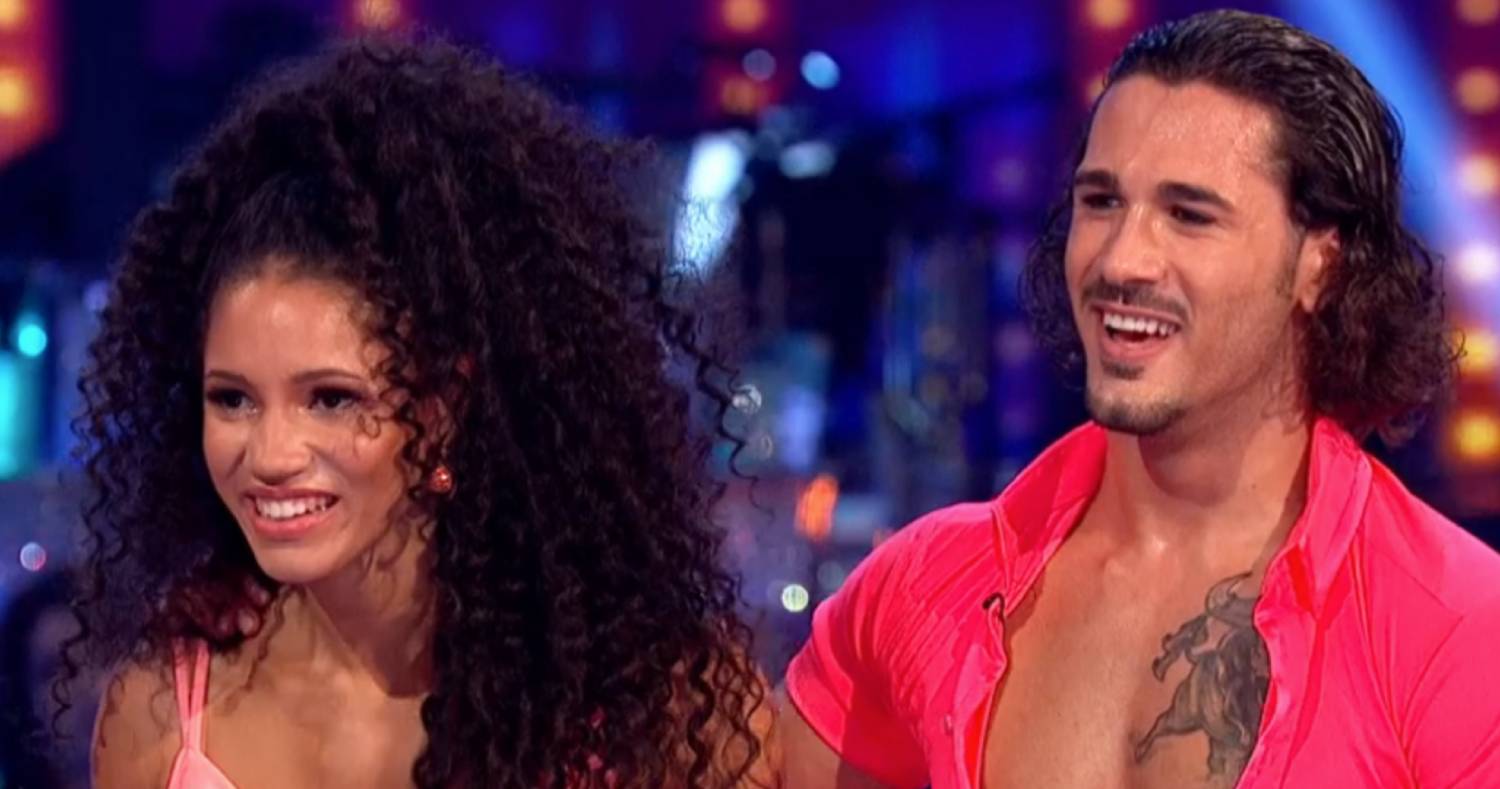 Vick Hope was paired with Graziano di Prima for the 2018 Strictly Come Dancing series