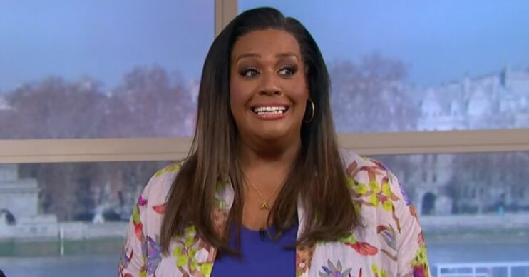 Alison Hammond looking shocked on This Morning today