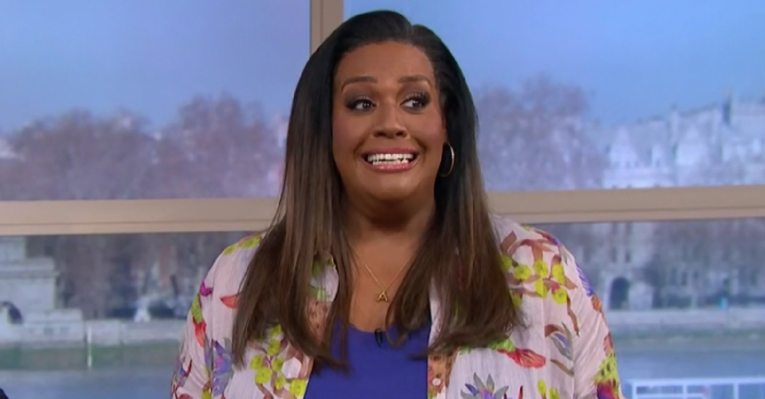Alison Hammond looking shocked on This Morning today