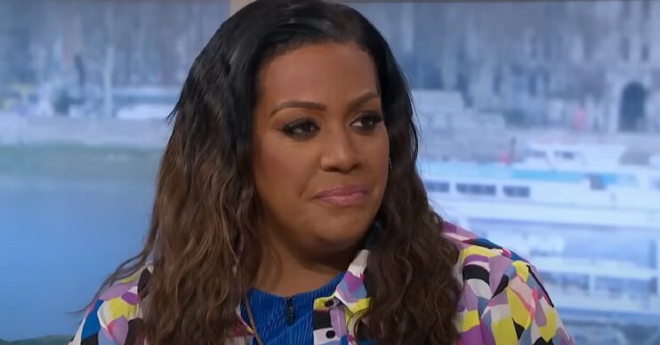 Alison Hammond smirk on This Morning