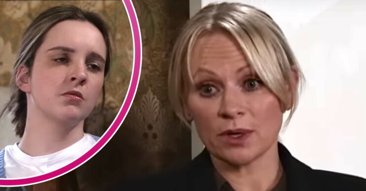 coronation street amy barlow police comp itv