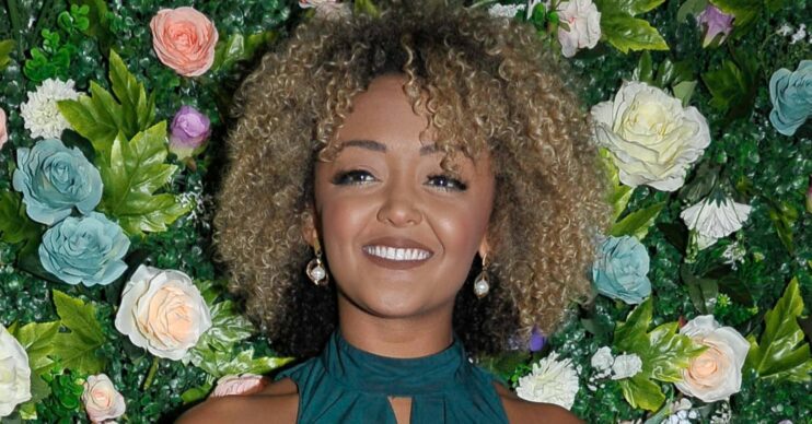 Coronation Street star Alexandra smiling at an event