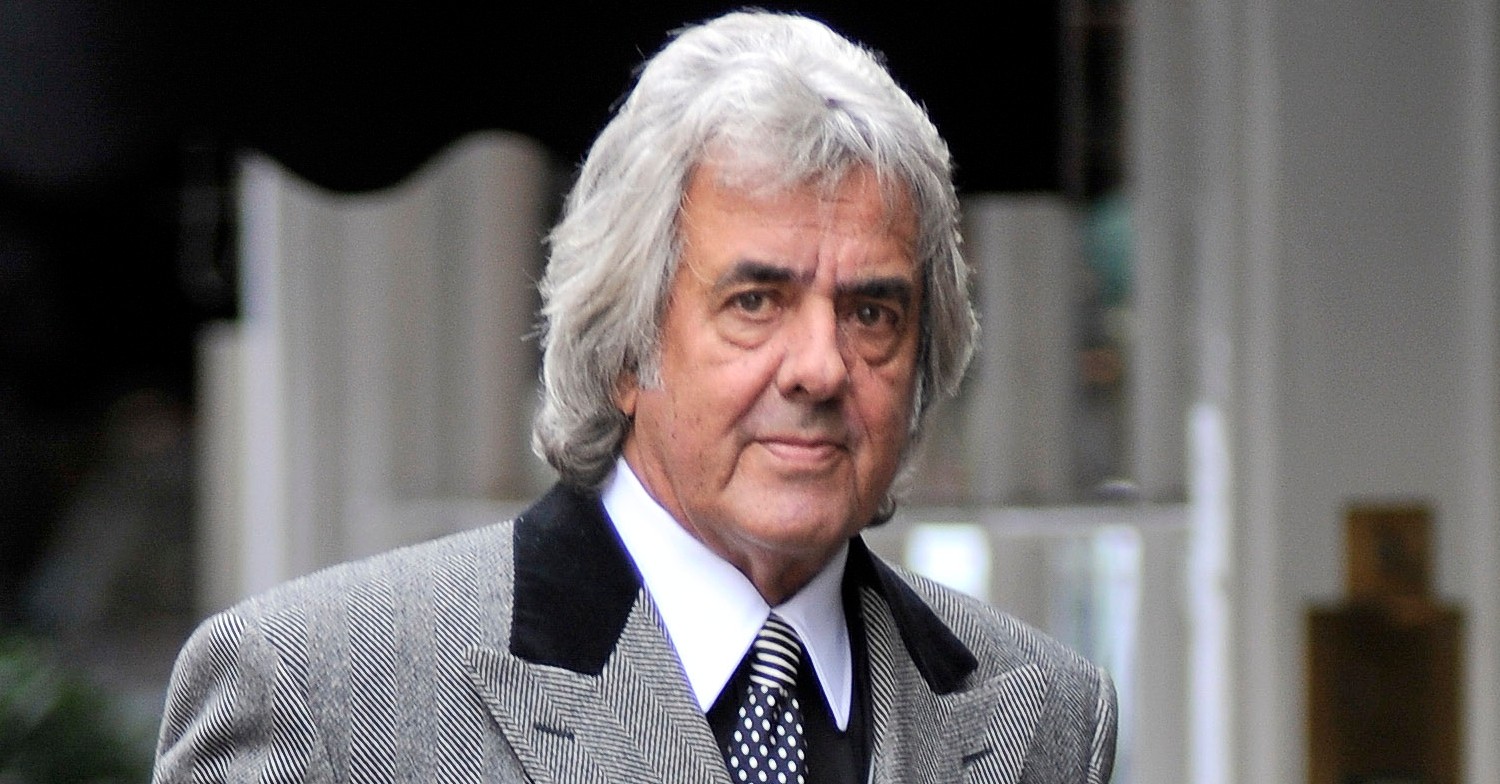 David Dickinson looking grim
