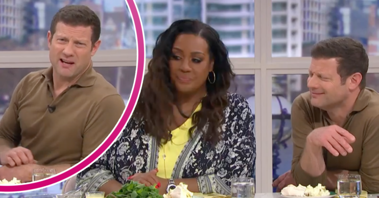 Dermot O'Leary presenting This Morning with Alison Hammond