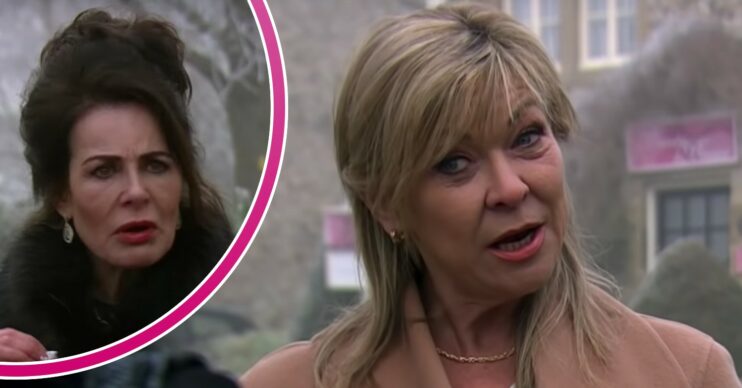 emmerdale kim tate faith dingle comp itv