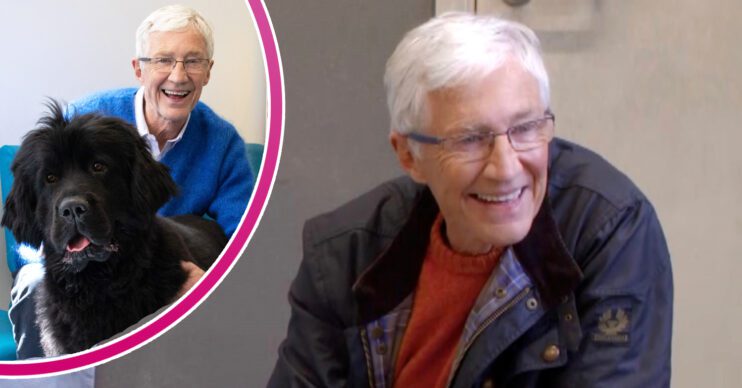 Paul O'Grady smiling on For the Love of Dogs