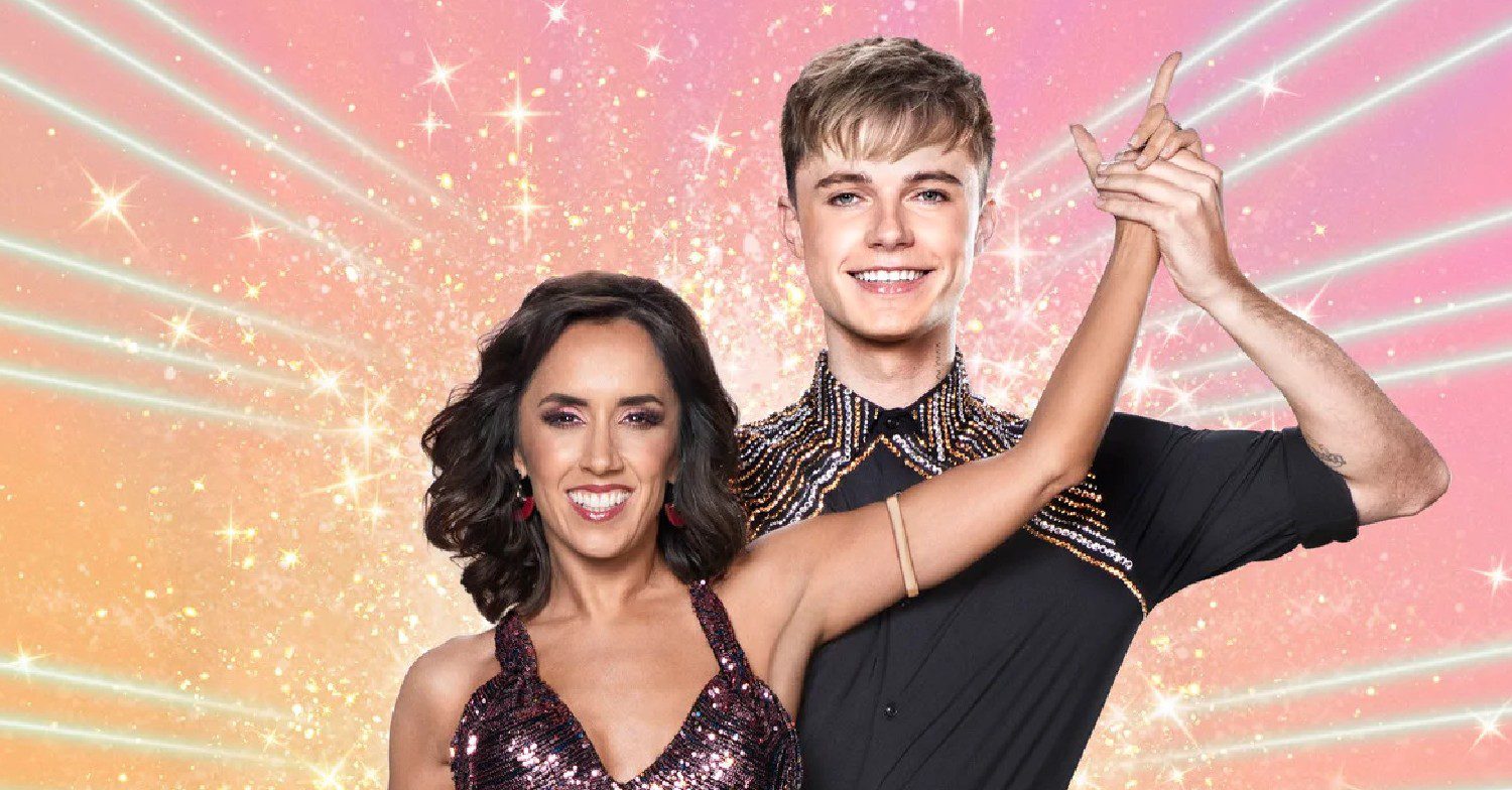 Janette Manrara and HRVY on Strictly 