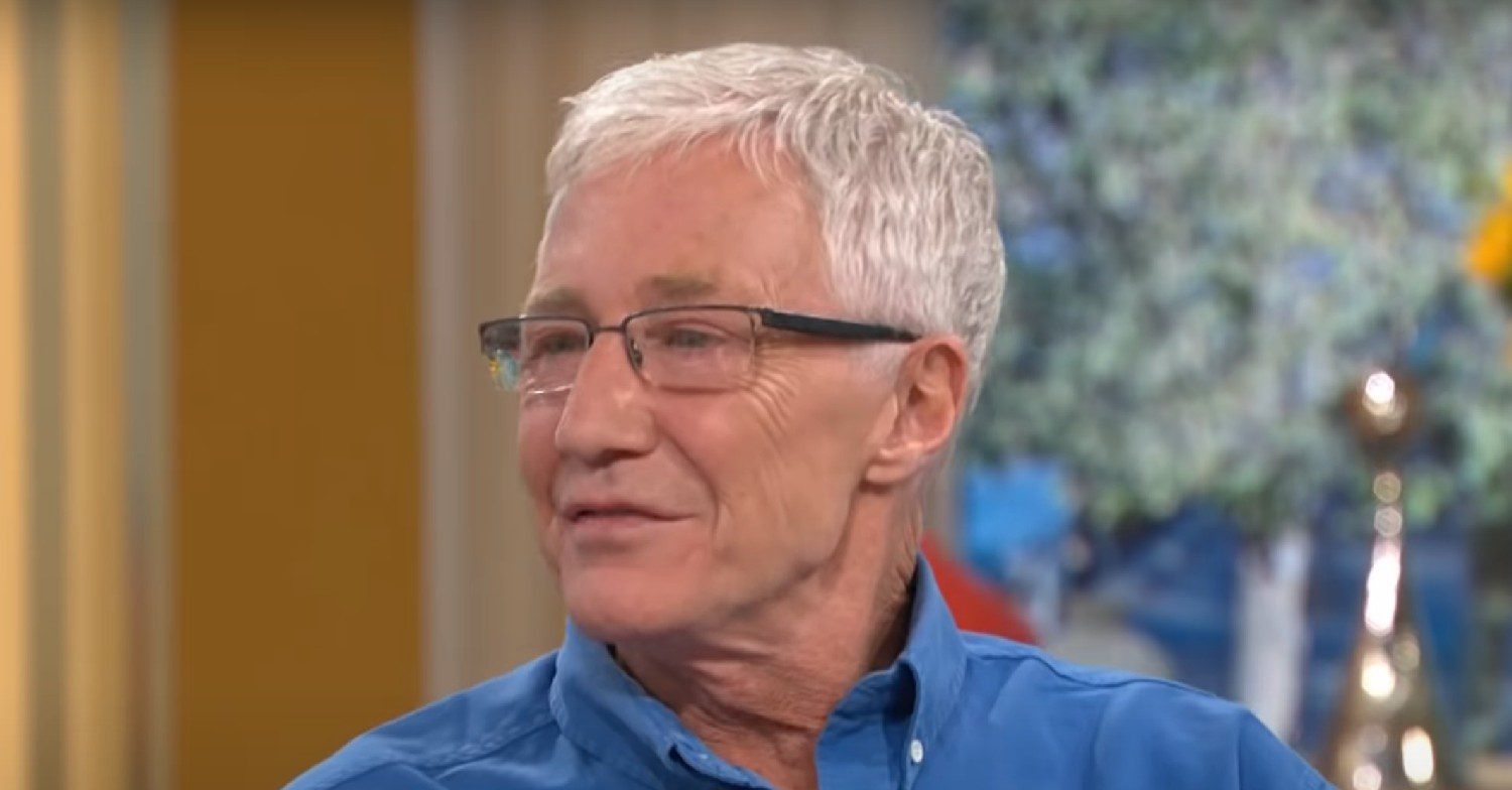 Paul O'Grady smiling on This Morning