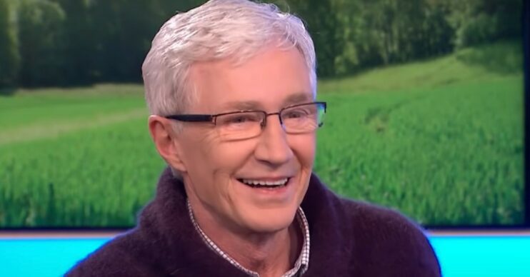 Paul O'Grady smiling on This Morning