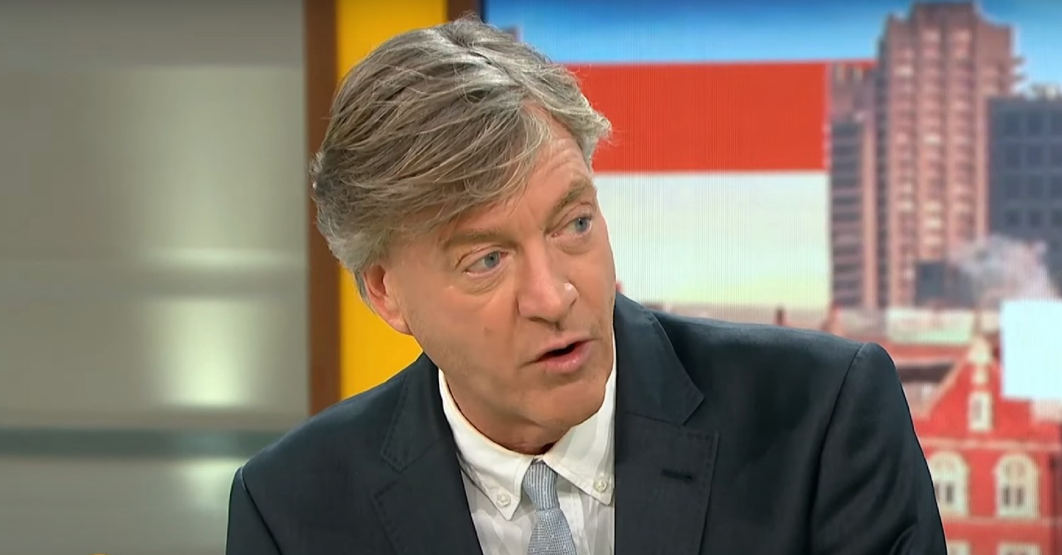 Richard Madeley looking shocked on Good Morning Britain