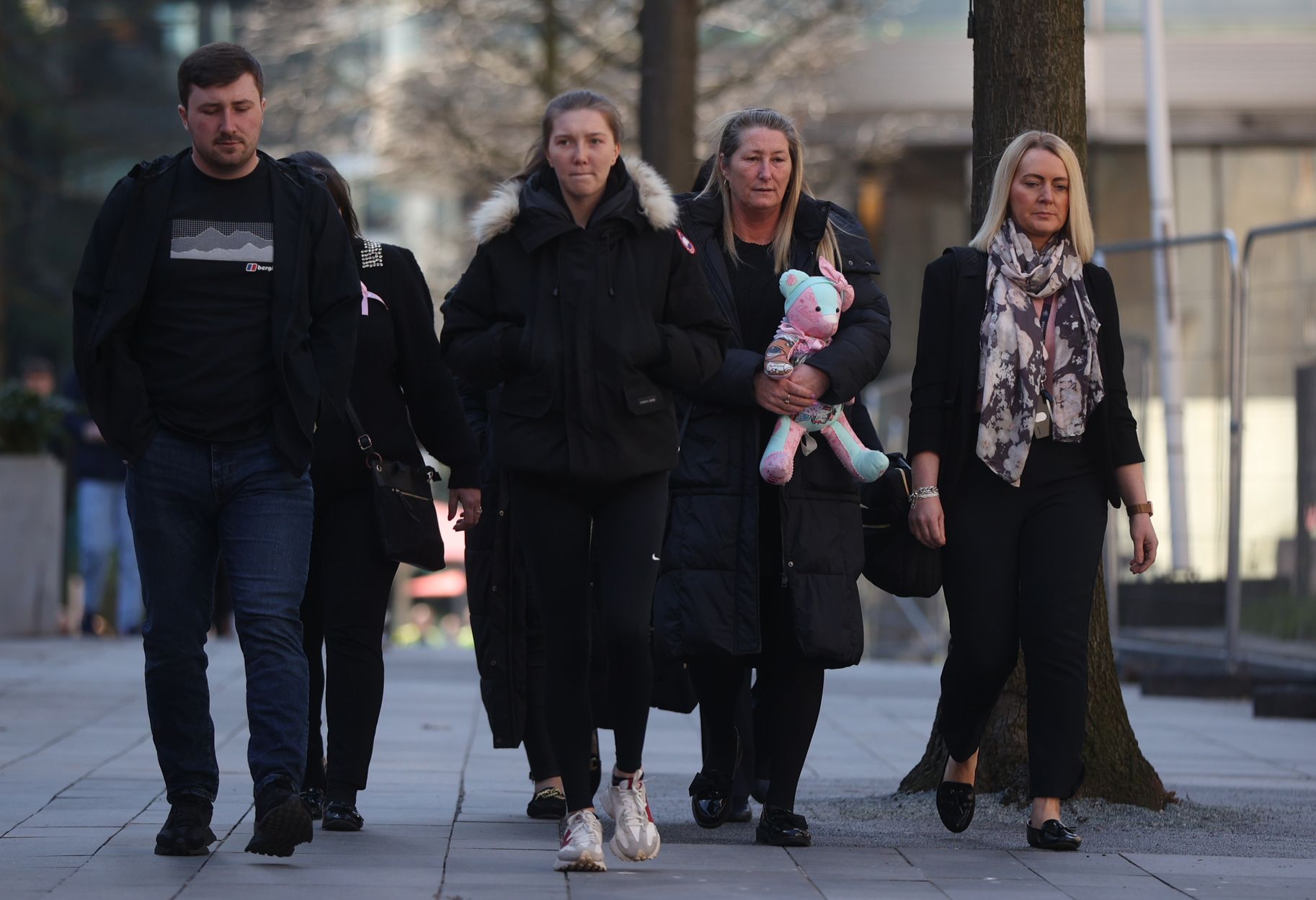 Olivia Pratt-Korbel family arriving at court