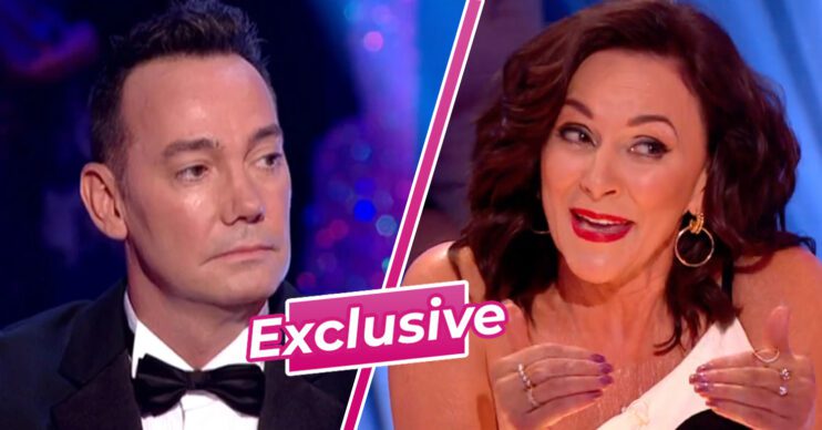Judges Craig Revel Horwood and Shirley Ballas frown on Strictly