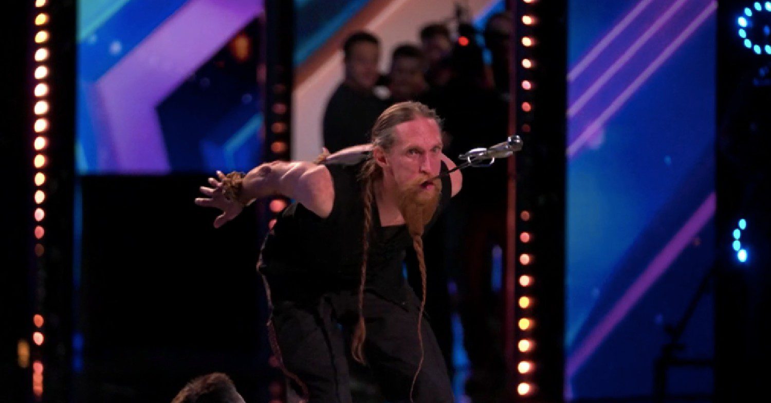 BGT 2023 act swallowing swords on the show