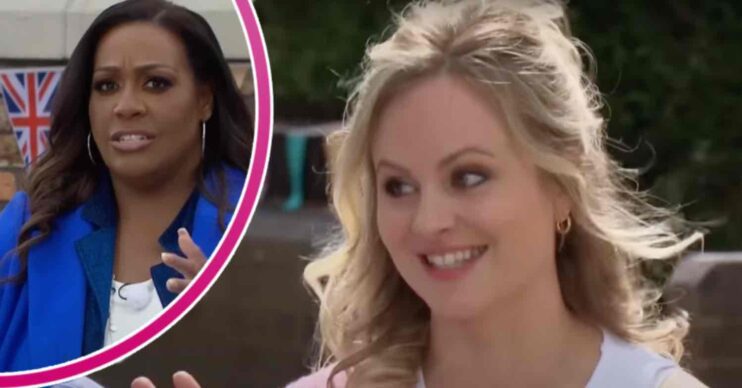 Alison Hammond and Tina O'Brien on This Morning today