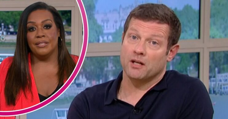 Alison Hammond and Dermot O'Leary look sad on This Morning