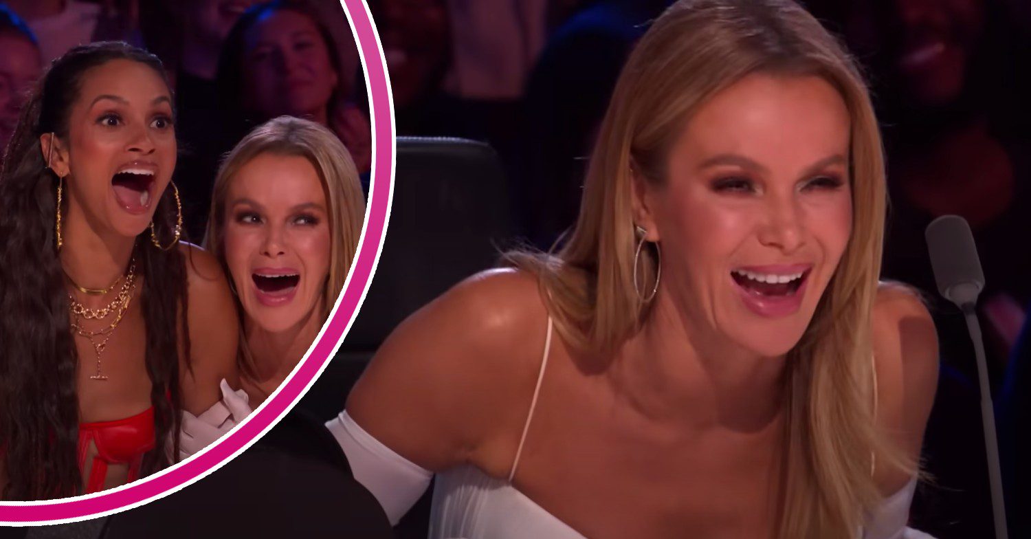 Amanda Holden cackles along with Alesha Dixon