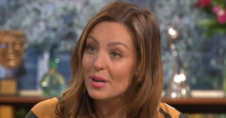 Amy Dowden speaking on This Morning