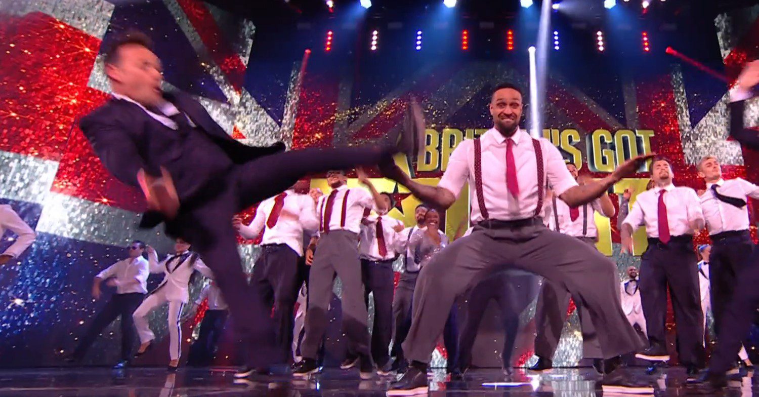 Ant suffered a shock fall live on BGT