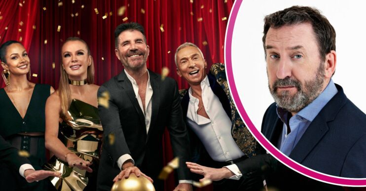 Britain's Got Talent press shot featuring the judges with Lee Mack in a circle comp image